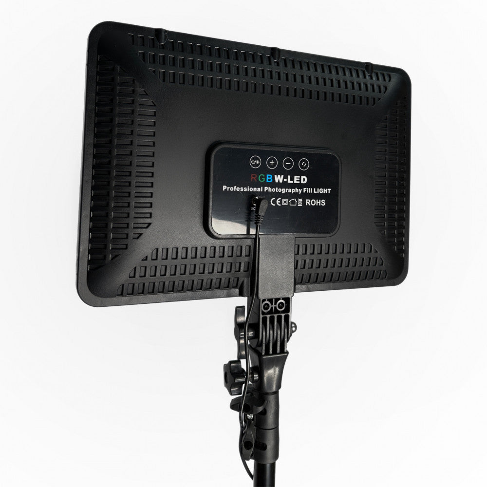 LED RGB video light lamp | PM-36 | 36x25 cm | 352 Lights | 3000K-6500K | Remote | Adapter