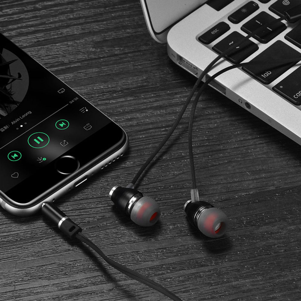 Headphones with microphone 3.5mm – Hoco M28 Ariose – White