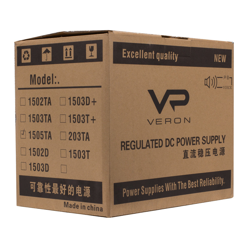 Laboratory power supply "Veron 1505TA" - 15V, 5A