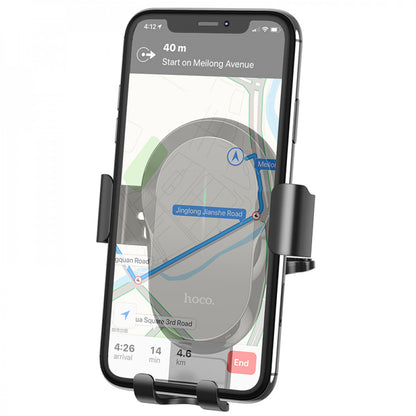 Car Holder Hoco CA105 Guide three-axis linkage wireless charging – black