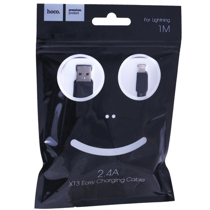 Lightning cable 2A (1m) – Hoco X13 – Black