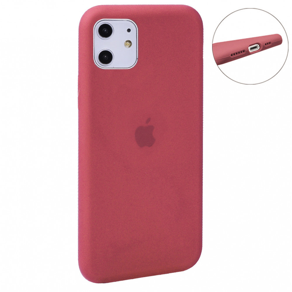 Original Silicone Case Full Size – iPhone 11 – Neon Pink