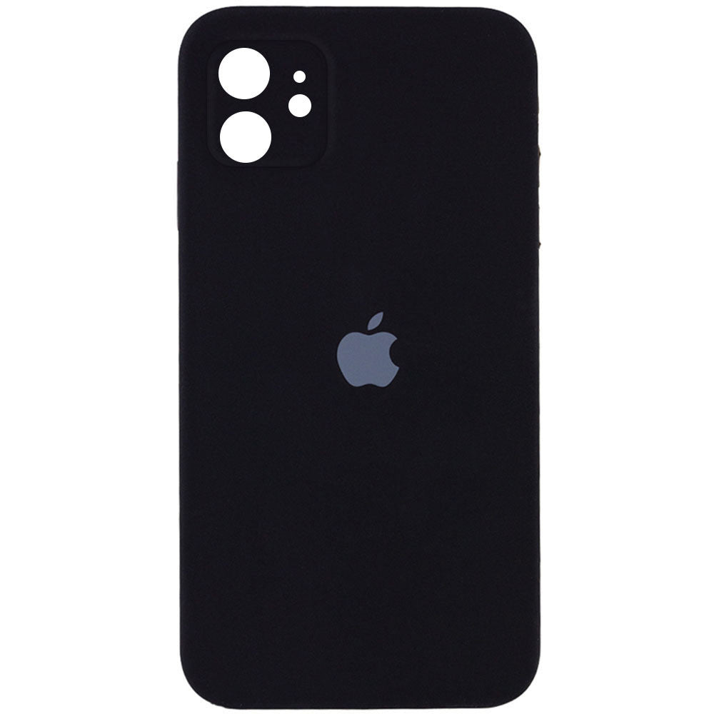 Original Silicone Case with protective camera — iPhone 12  — Charcoal Gray (15)