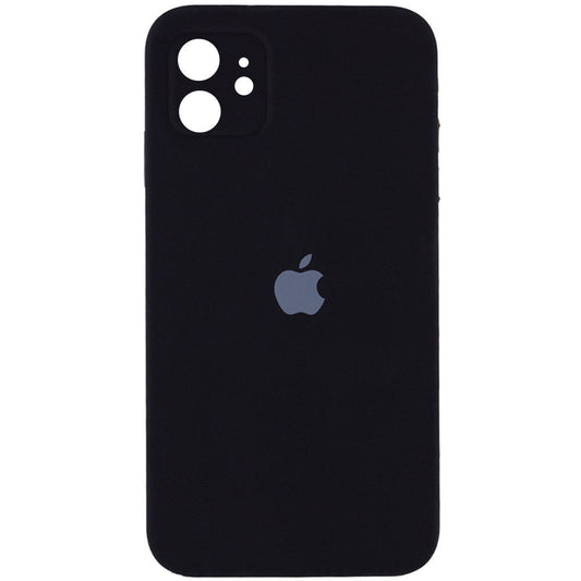 Original Silicone Case with protective camera — iPhone 12  — Charcoal Gray (15)