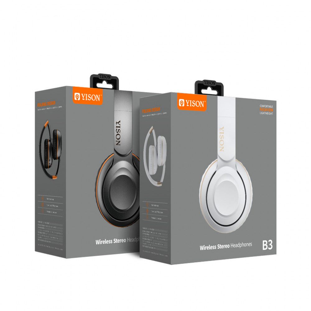 Bluetooth Headphones - Yison B3 - Black