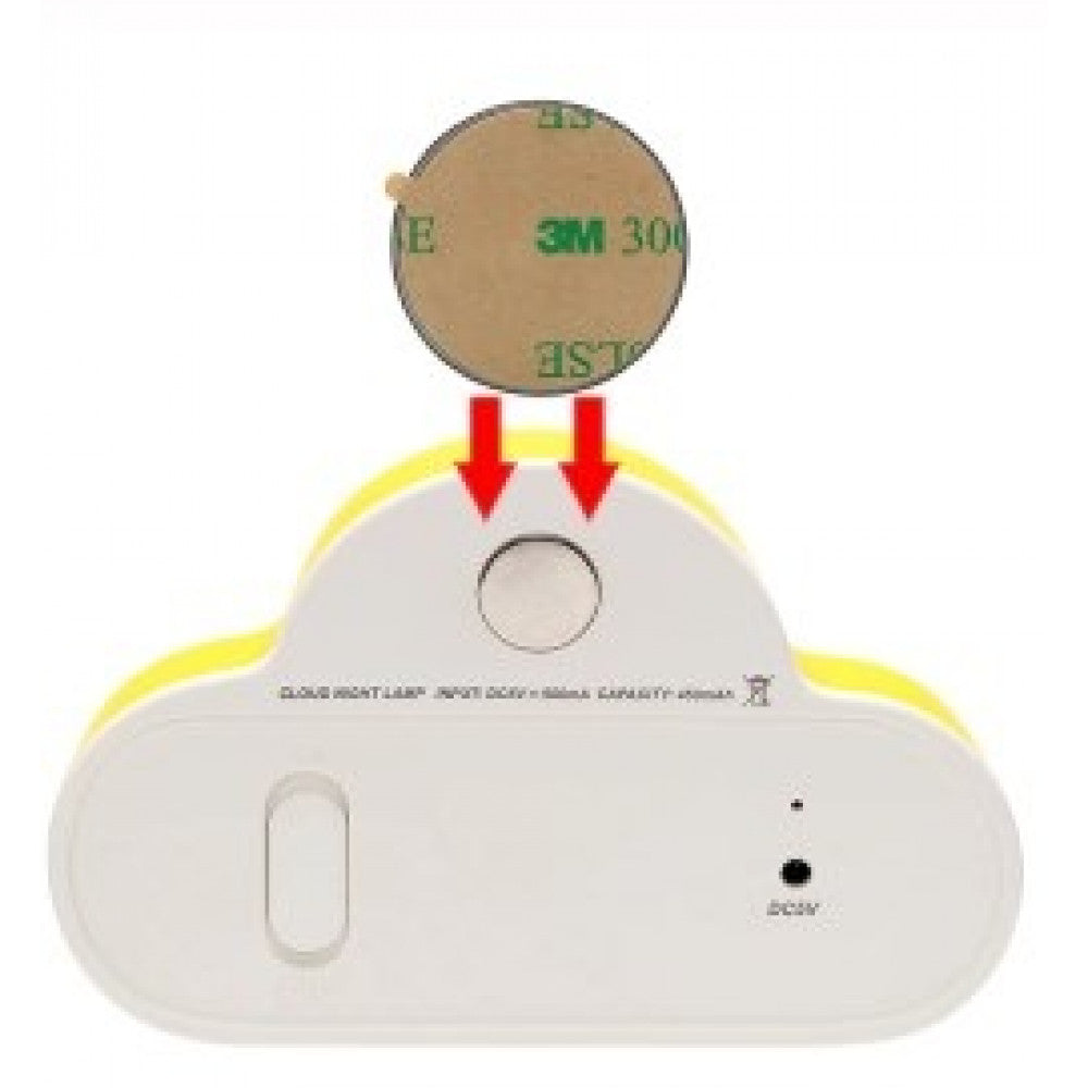 Night Light - Cloud Night LED Lamp Wireless Wall White