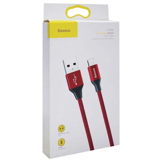 Lightning cable 2A (1.2m) – Baseus (CALYW) Yiven – CALYW-09 Red
