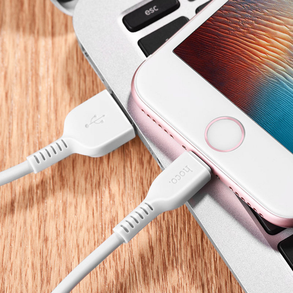 Lightning cable 2A (1m) – Hoco X13 – Black