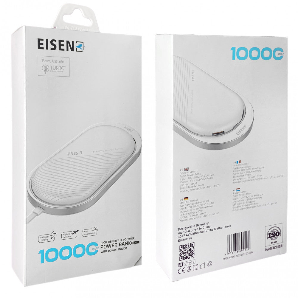 Power Bank 10000 mAh – Eisen PL1011