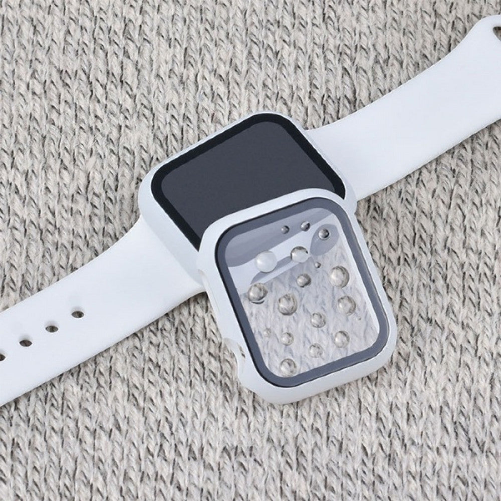 Reminets Silicon &amp; Glass – Apple Watch 38 mm | 40mm - Black