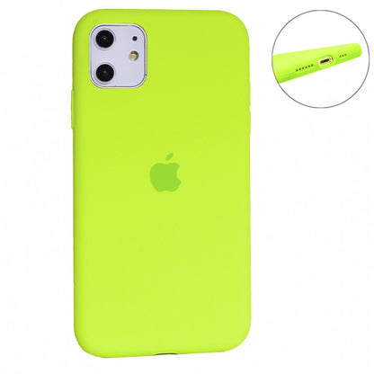 Original Silicone Case Full Size – iPhone 11 – Neon Pink
