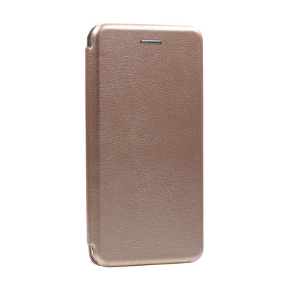 Leather Book Case — Samsung J4 Plus 2018(J415) — Rose Gold