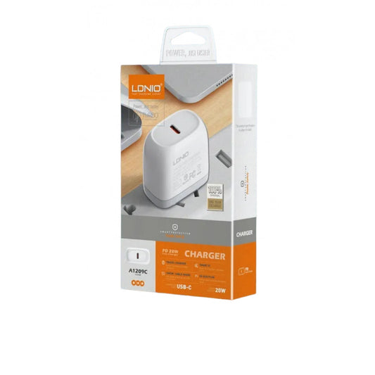 Home Charger | 20W | 1C – Ldnio A1209C White