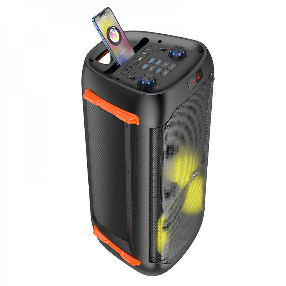 Bluetooth Speaker &amp; 2 Microphones – Hoco BS53 Manhattan – Black