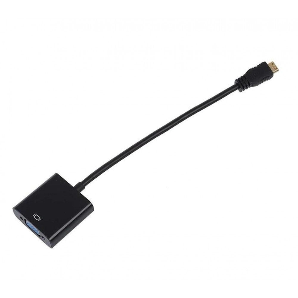 Mini HDMI - VGA Adapter Black
