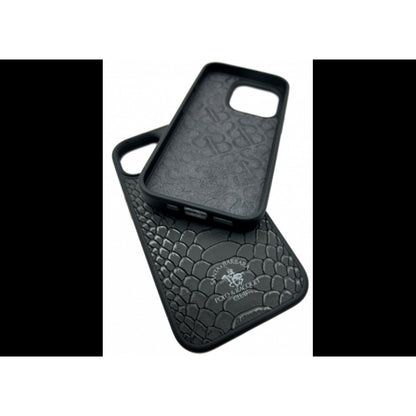 Polo Knight Leather Case iPhone 15 Pro Max - Black
