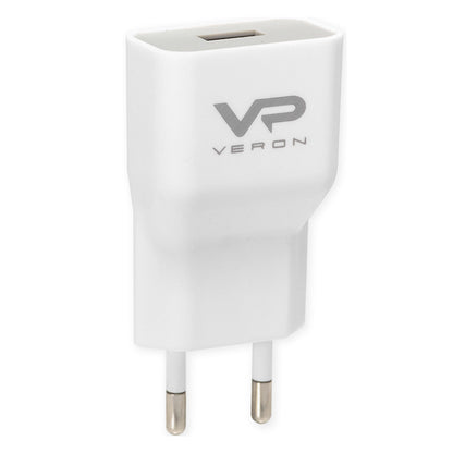 Home Charger | 2.0A | QC2.0 | USB C Cable (1m) – Veron AD-19C