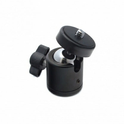 360° Articulating Mount for LED Lamp, Camera, GoPro to Tripod, Metal Head