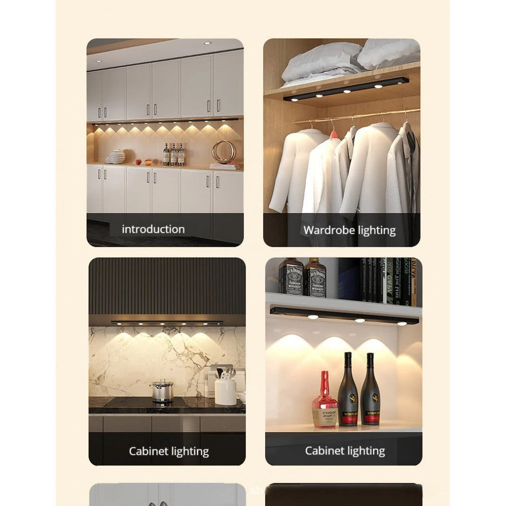 LED lamp with motion sensor 4 lamps 40 cm with Battery