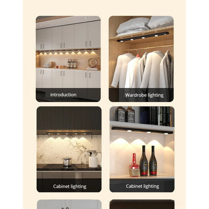 LED lamp with motion sensor 4 lamps 40 cm with Battery