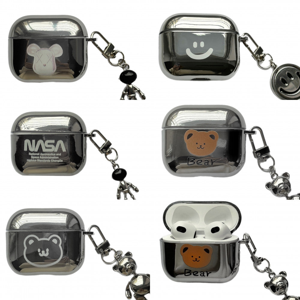 Airpods Case – Shine Print With keychain – NASA