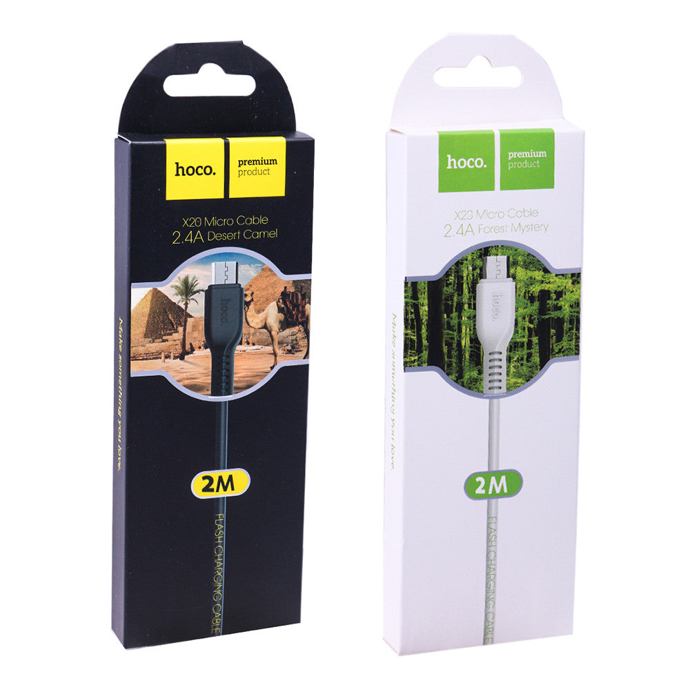 Cable Micro 2A (2m) – Hoco X20 – Black
