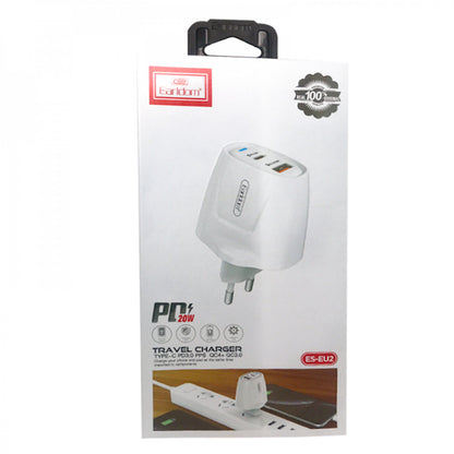 Home Charger | 20W | 1U | PD - Earldom ES-EU2