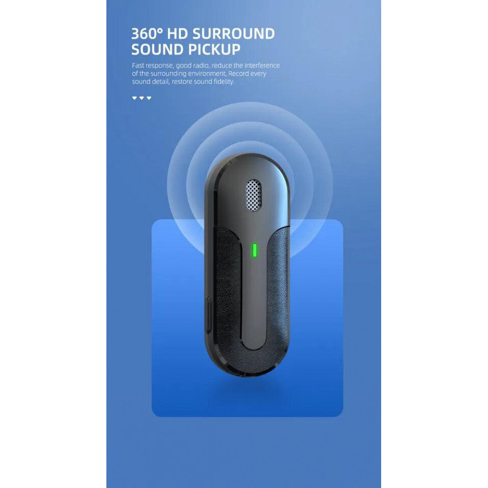 Wireless microphone for phone USB C — Veron M8-C with charging case