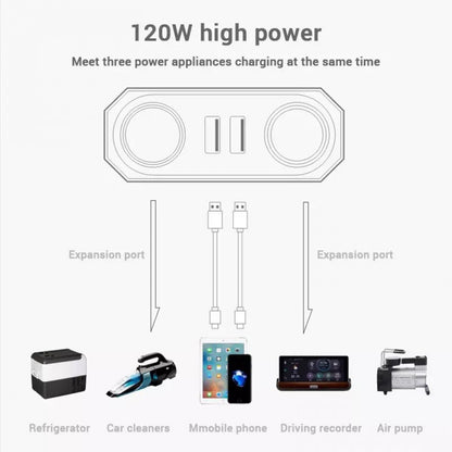 Cigarette Lighter Splitter 2S 2.1A 2U SK-807