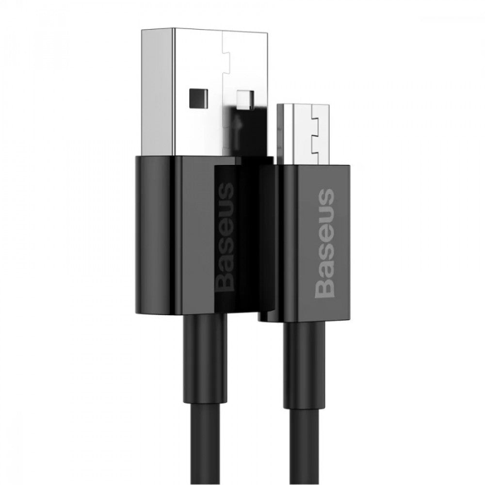 Cable Micro 2A (1m) – Baseus (CAMYS) Superior Series – CAMYS-01 Black