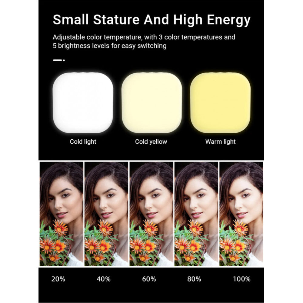 Selfie flash rechargeable with MagSafe and clip F-622