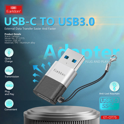 Adapter USB A To USB C – Earldom ET-OT75