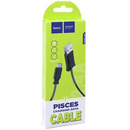 Lightning cable 2A (1m) – Hoco X24 – Black