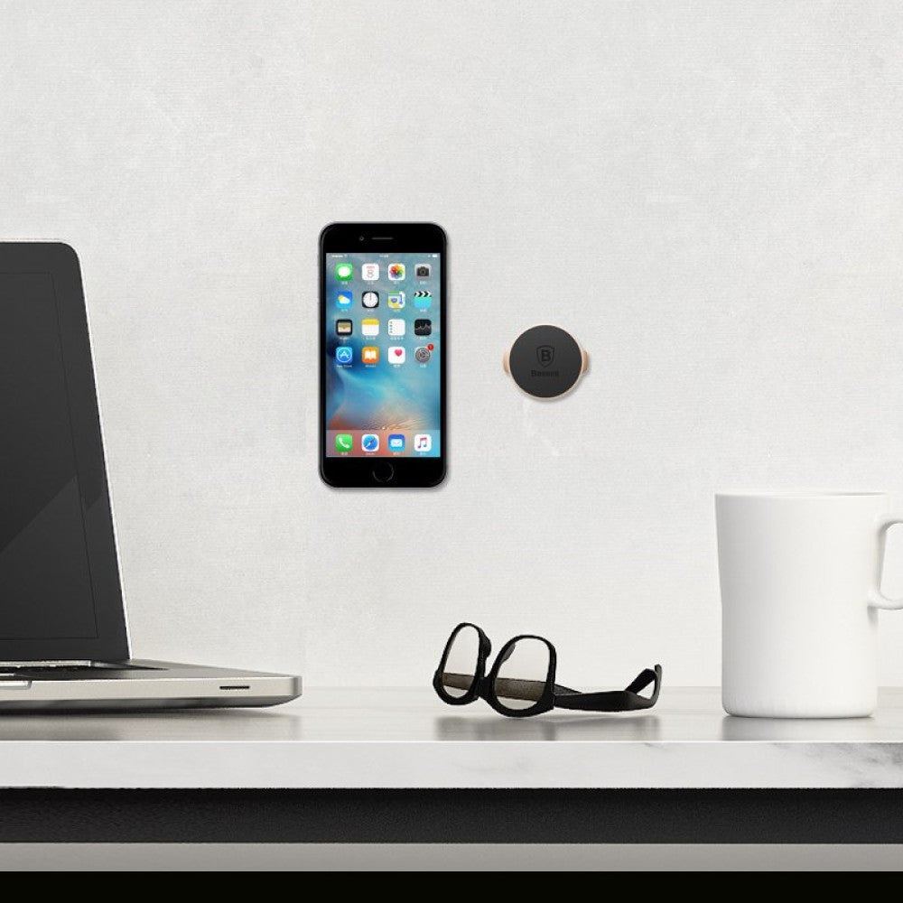 Auto-trimach magnetic on adhesive base – Baseus (SUER-C01) Small Ears Series – SUER-C01 Black