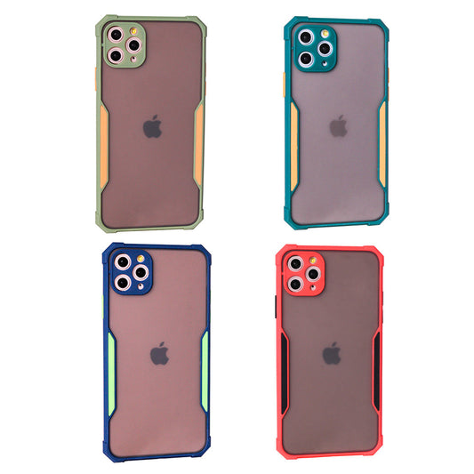 Matte TPU Plastic Case with frame – iPhone 11 Pro – Green