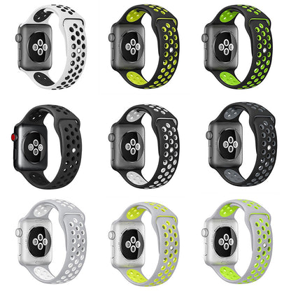 Reminets Sport Nike – Apple Watch 38 mm | 40 mm | 41 mm - White &amp; Gray