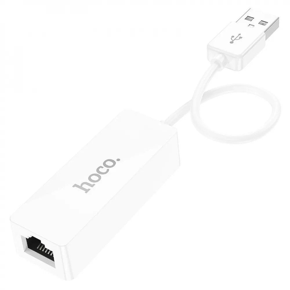 USB Ethernet Adapter 100 Mbps Hoco UA22 Acquire – White