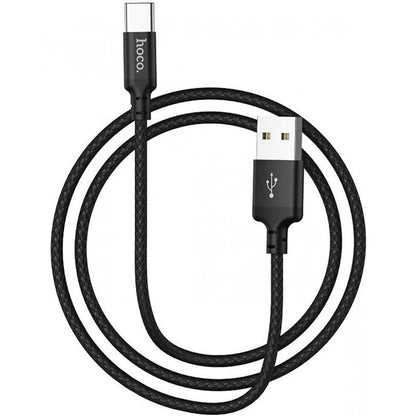 USB C cable 2A (1m) Hoco X14 – Black