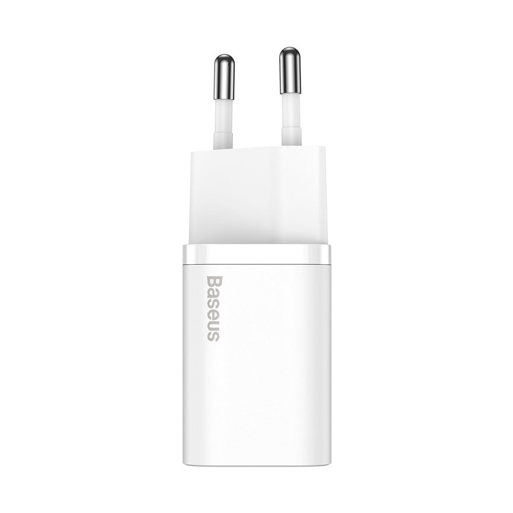 Home Charger | 20W | 1C – Baseus (CCSUP-B) Super Si Quick Charger – CCSUP-B02 White