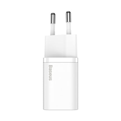Home Charger | 20W | 1C – Baseus (CCSUP-B) Super Si Quick Charger – CCSUP-B02 White