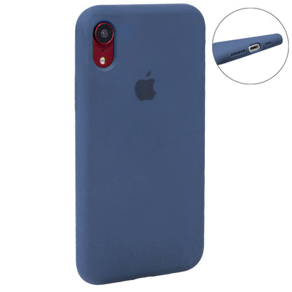 Original Silicone Case Full Size — iPhone Xr — Dark Blue (57)
