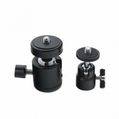 360° Articulating Mount for LED Lamp, Camera, GoPro to Tripod, Metal Head