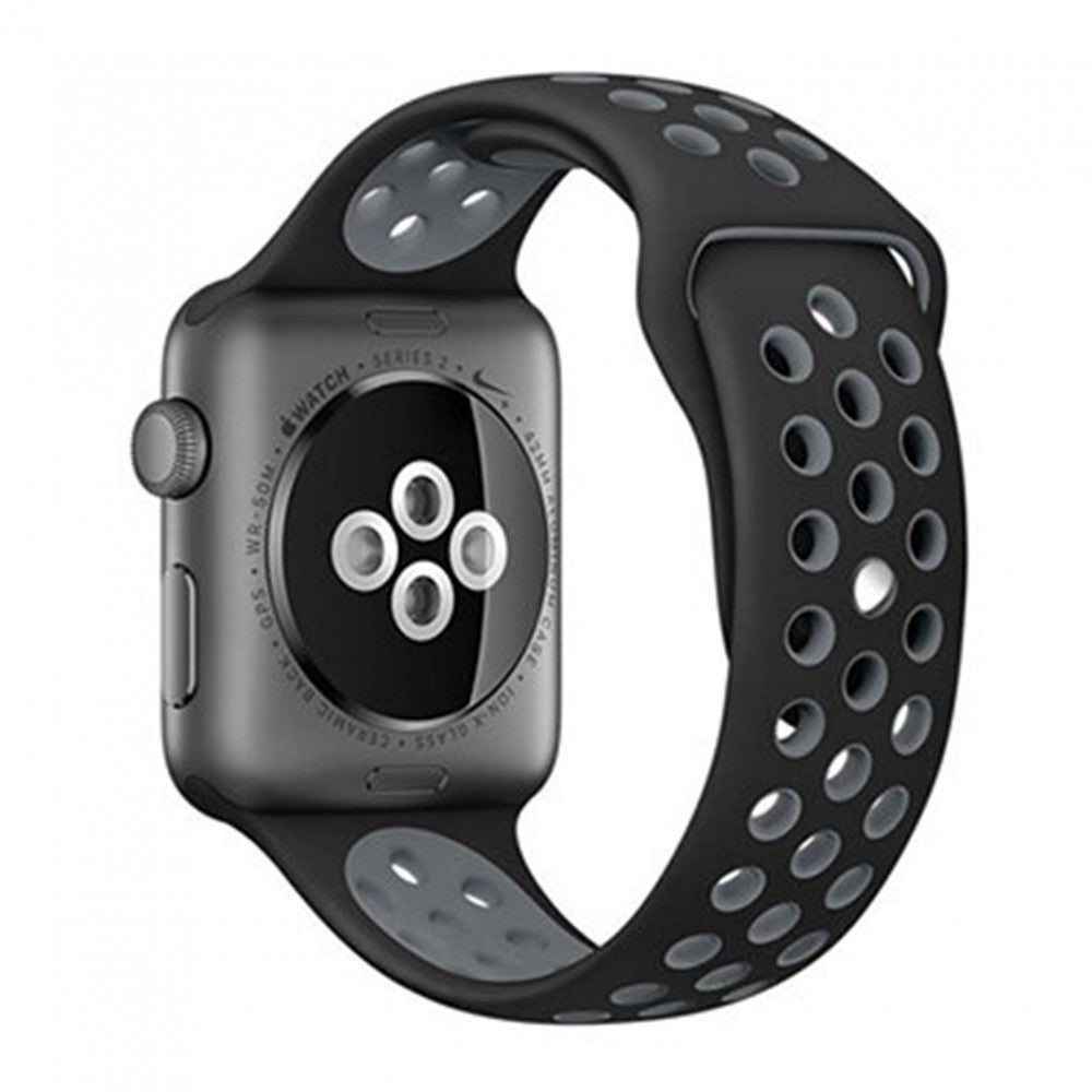 Reminets Sport Nike – Apple Watch 38 mm | 40 mm | 41 mm - White &amp; Gray