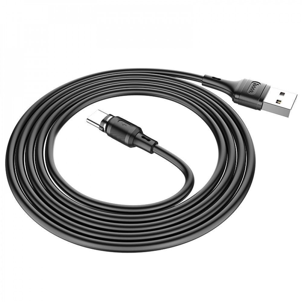 USB C cable 2.4A (1m) – Hoco X52 Magnetic – Black
