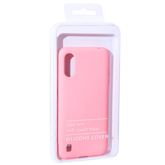 Original Silicone Case – Samsung A01 (A015F) – Pink (11)