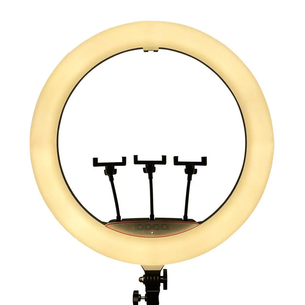 LED Ring Light 56 ​​cm 22" | 480 Lights | Remote | Rotary Switch | 12V Adapter | LJJ-22