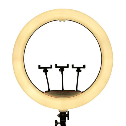 LED Ring Light 56 ​​cm 22" | 480 Lights | Remote | Rotary Switch | 12V Adapter | LJJ-22