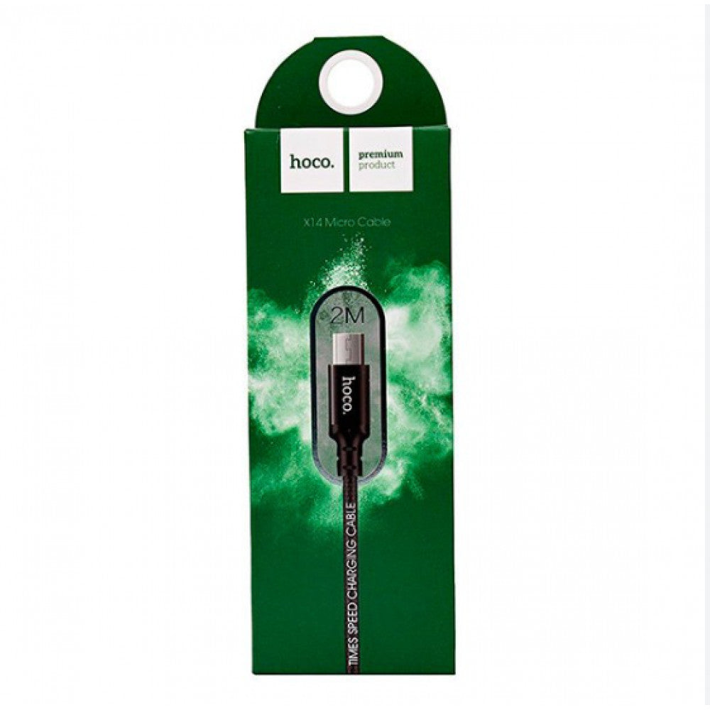 Cable Micro 1.7A (2m) – Hoco X14 – Black