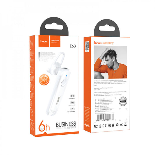Bluetooth Headset – Hoco E63 – White