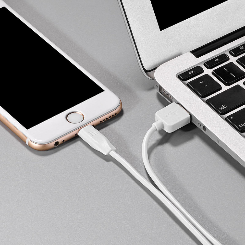 Lightning Cable 2.1A (1m) — Hoco X1 — White